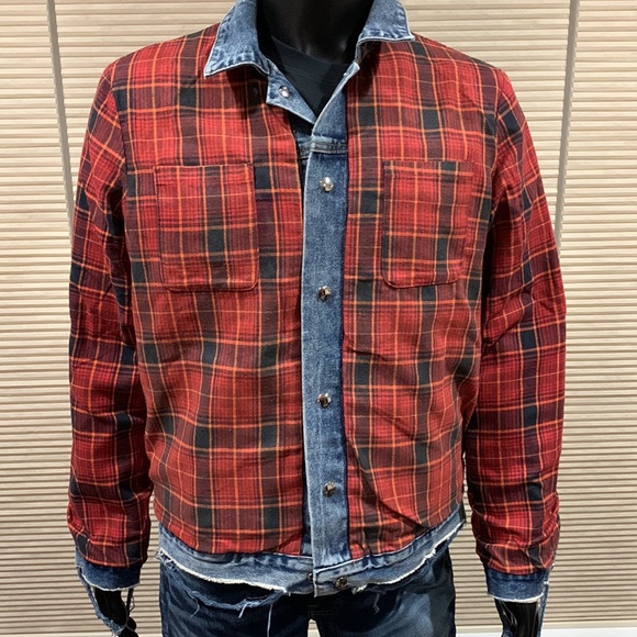 Cult of Individuality reversible tiger denim jeans jacket - Picture 14 of 16